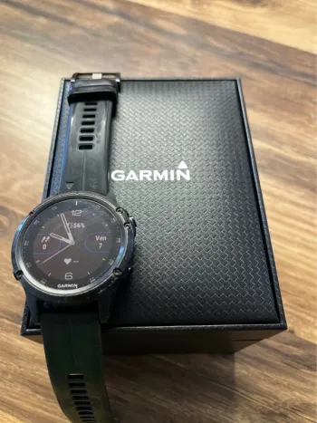 Used Garmin Fenix 5 Plus Sapphire Electronics
