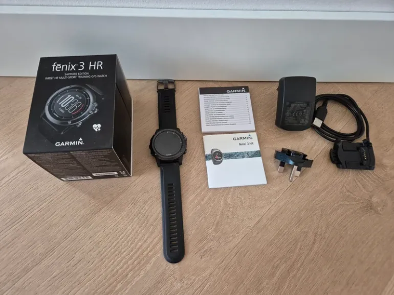 Brugt Garmin Fenix 3 HR Sapphire bike — billede 2 af 5