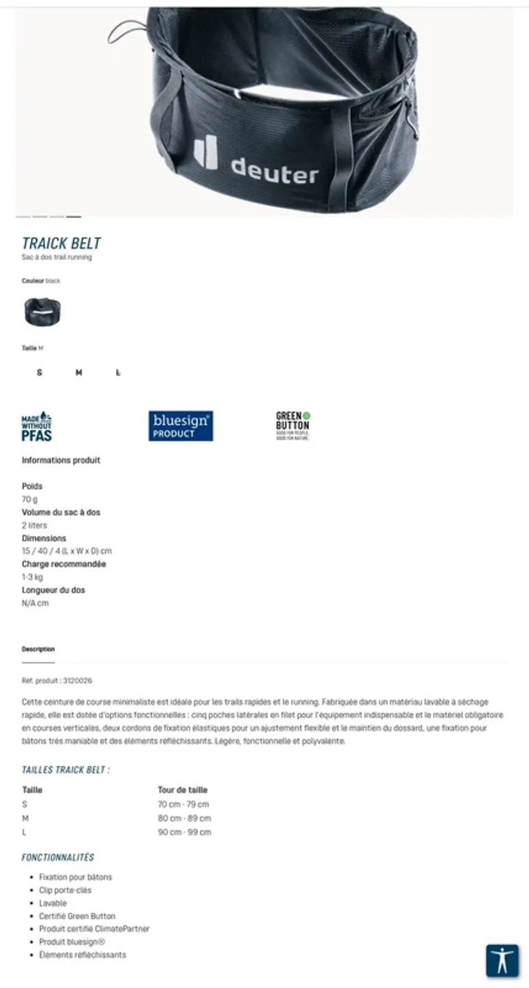Used Deuter Running Belt bike — image 3 of 3