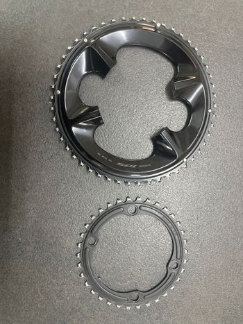 Tweedehands Shimano 105 Kettenblätter 12S Drivetrain & Pedals