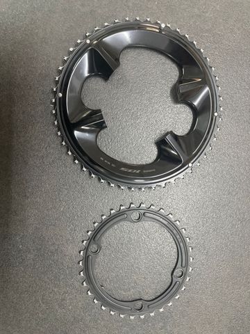 Brugt Shimano 105 Kettenblätter 12S Drivetrain & Pedals