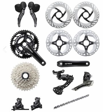 Brugt Shimano GRX 2x12 Groupset 2026 Groupset