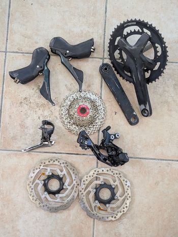 Brugt Shimano Tiagra 4700 Groupset