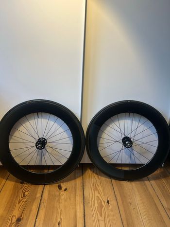 Oval Concepts 980 80mm Carbon Track Wheelset 2017 Wheels usato