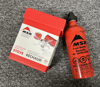 Used MSR (Mountain Safety Research) Universal Stove and Fuel Bottle 2025 Camping