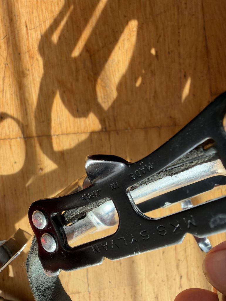 Używany Toshi MKS Toe Clips + Toe Straps bike — zdjęcie 2 z 7
