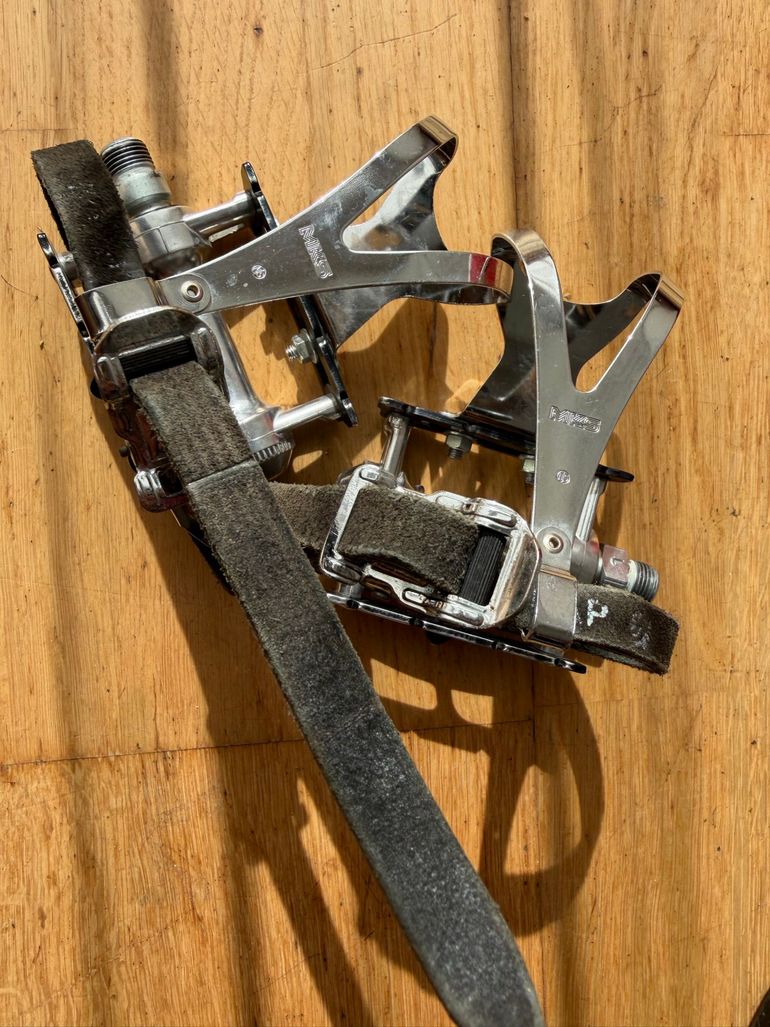 Używany Toshi MKS Toe Clips + Toe Straps bike — zdjęcie 7 z 7