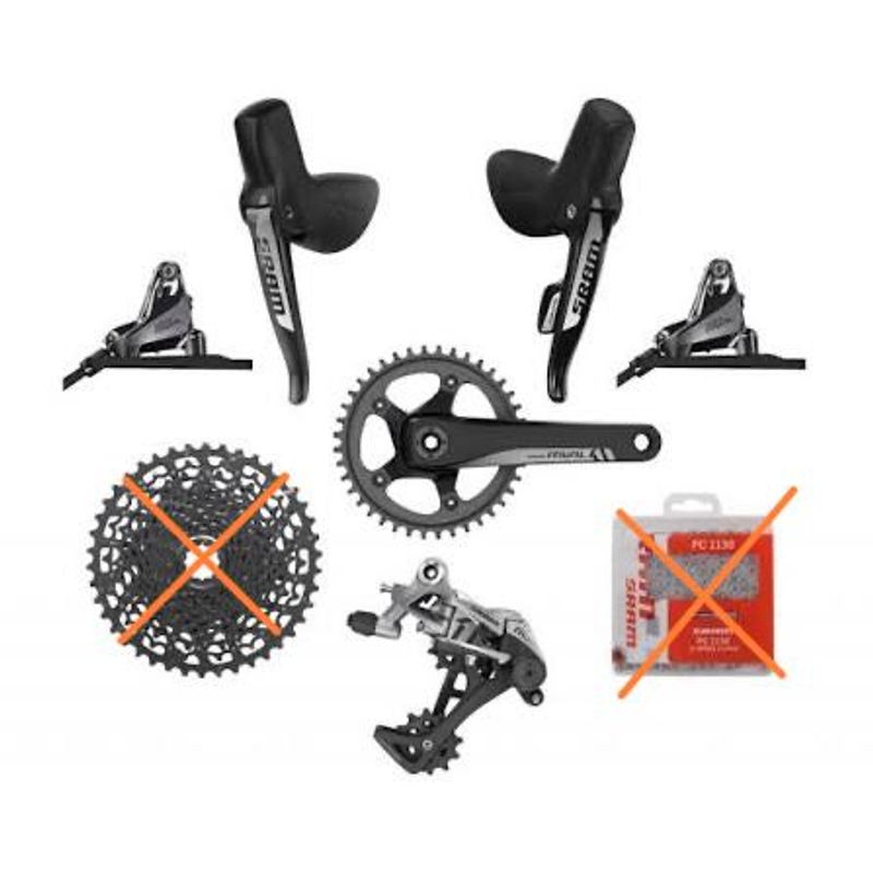 Sram NEW! Rival 1x11 Groupset d'occasion