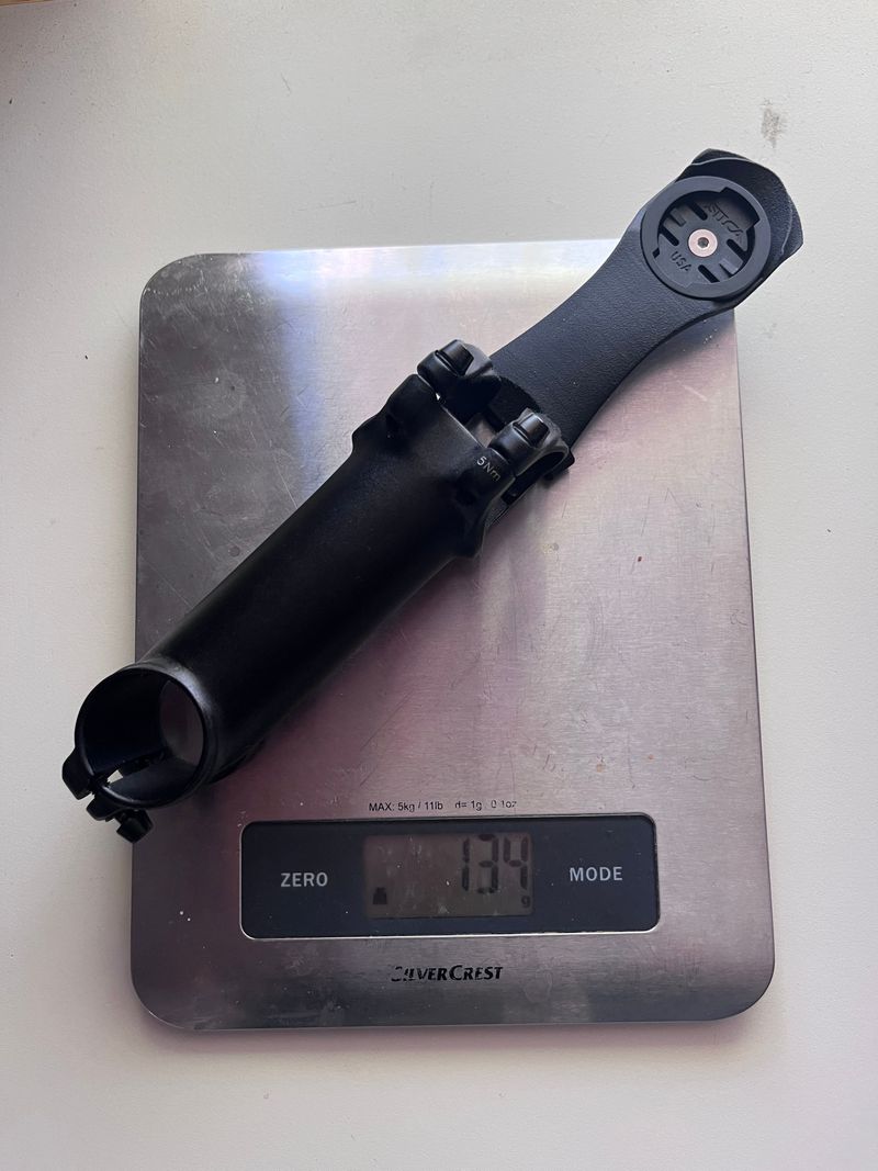 Used Silca Ultralight Stem & Titanium Computer Mount Cockpit