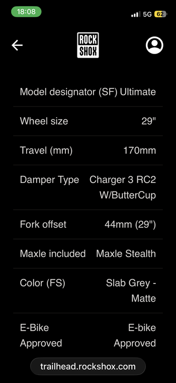 Brugt RockShox Zeb Ultimate Fork 2024 bike — billede 15 af 15
