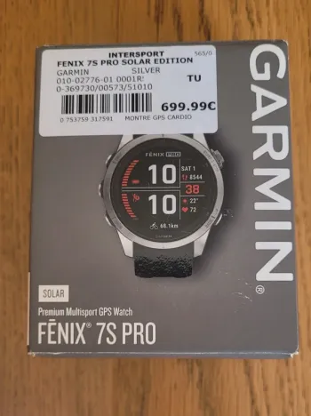Used Garmin Fenix 7S Pro Solar Edition Electronics