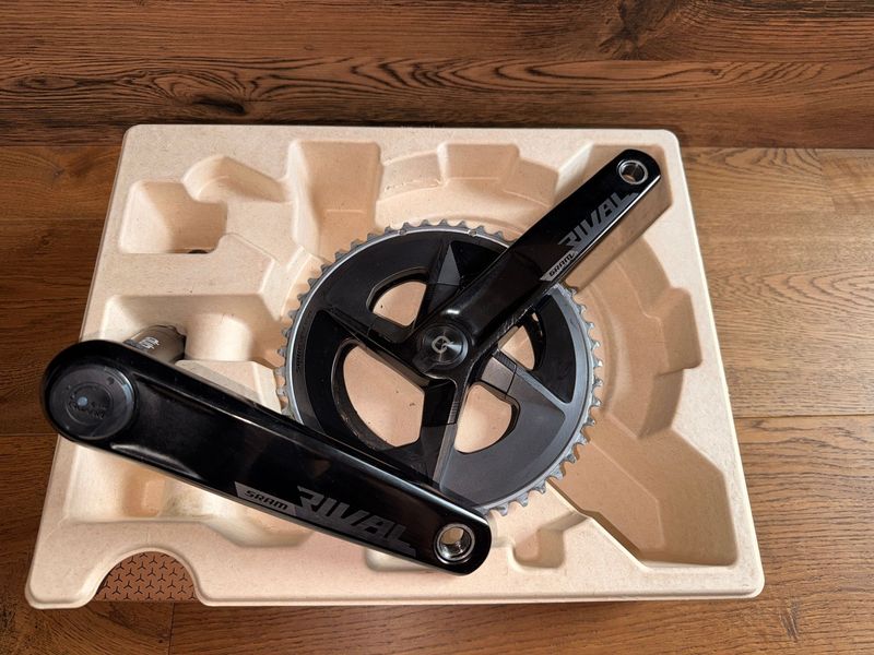 Used Sram Rival DUB 48/35T 12 SPD Drivetrain & Pedals