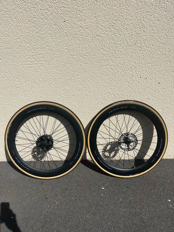 Brugt Shimano Dura Ace C60 Disc Wheels Wheels