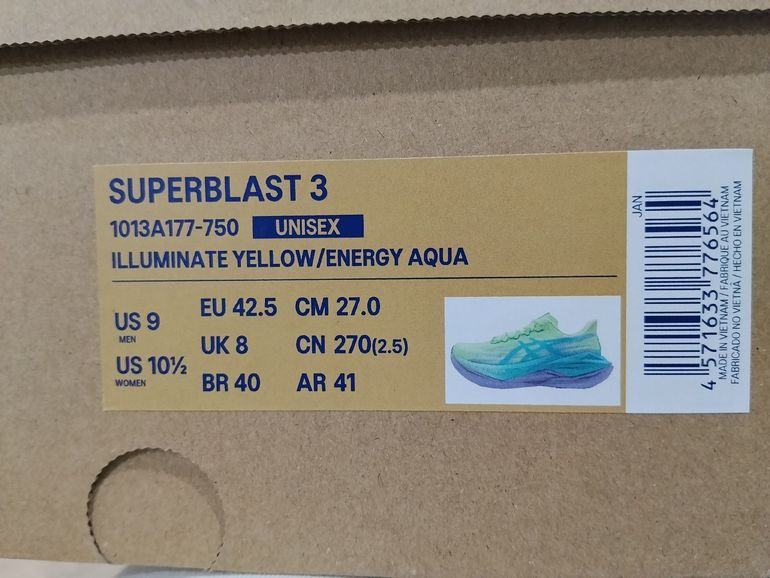 Brugt Asics Superblast 3 2026 bike — billede 1 af 2