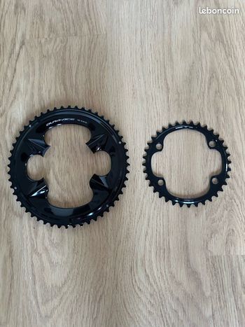 Used Shimano Plateaux Dura Ace 52/36 12V NEUF Drivetrain & Pedals