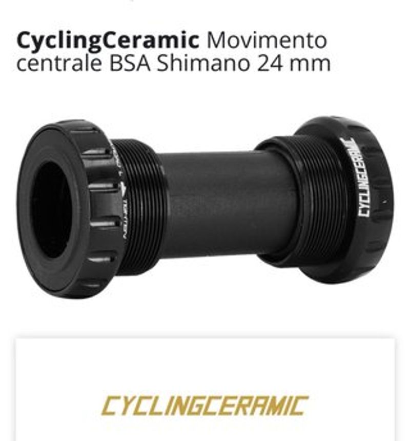 Used Shimano Cyclingceramic BSA Drivetrain & Pedals
