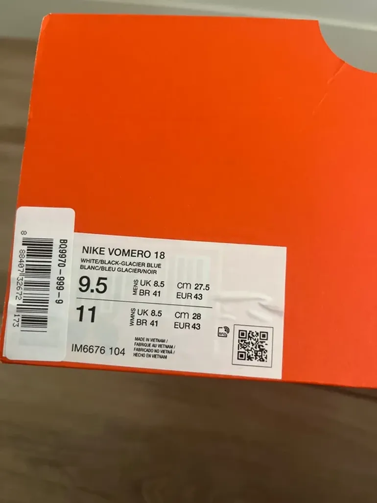 Used Nike Vomero 18 bike — image 11 of 11