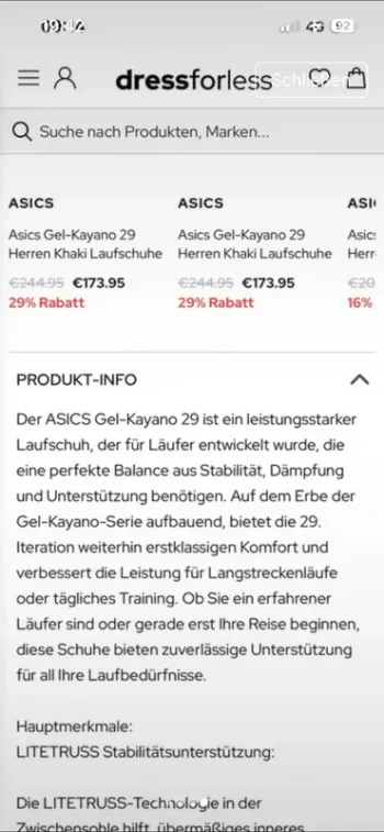 Used Asics Gel Kayano 29 bike — image 12 of 12