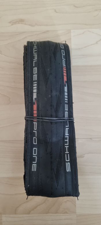 Used Schwalbe Pro One Tubeless (TLE) 700x25C Tyres & Tubes