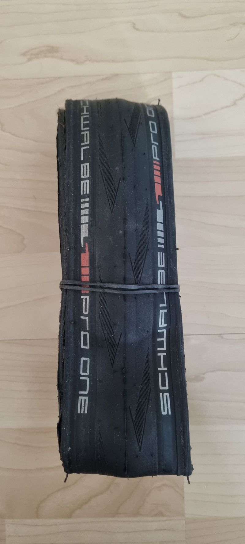Used Schwalbe Pro One Tubeless (TLE) 700x25C Tyres & Tubes