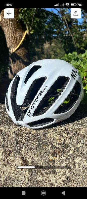 Kask Protone Icon white glossy 2026 bike d'occasion — image 6 sur 7