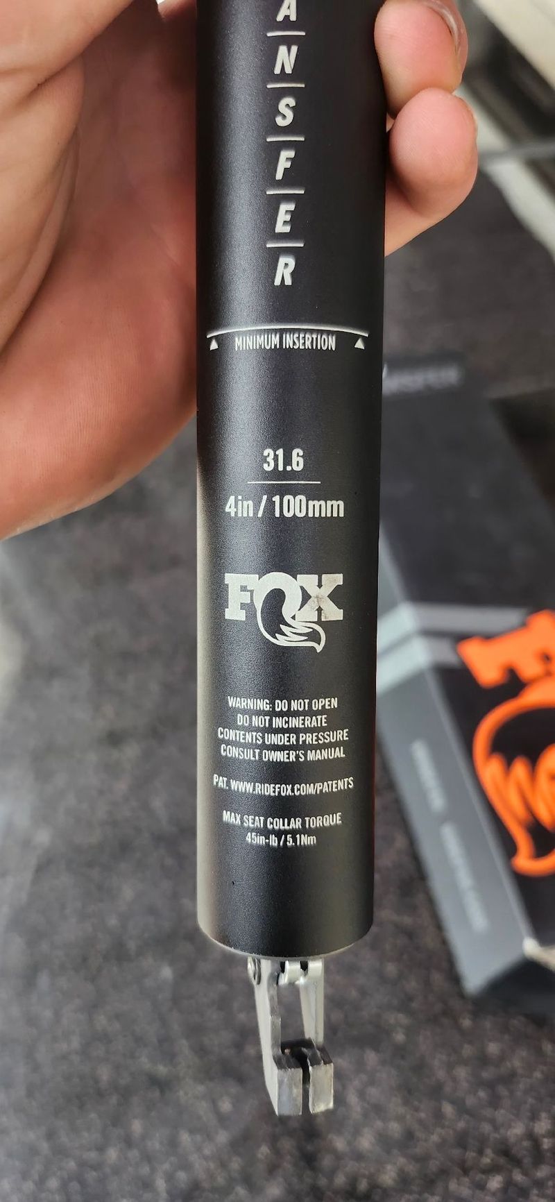 Used Fox Transfer Factory Kashima bike — image 1 of 4