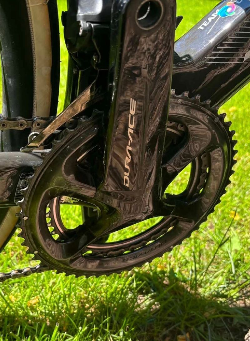 Tweedehands Shimano Dura Ace Crankset with Inpeak Powermeter 2026 Drivetrain & Pedals