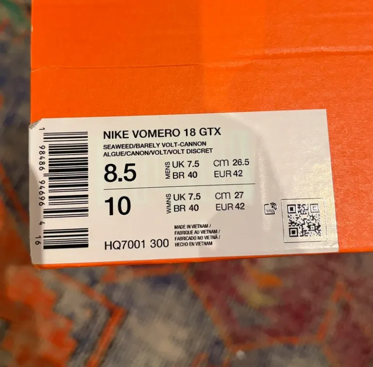 Nike Vomero 18 GTX bike de segunda mano — imagen 6 de 6
