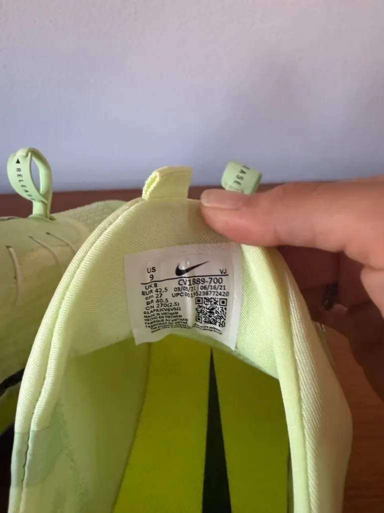 Orange Air Zoom Tempo NEXT% FlyEase bike usato — immagine 6 di 6