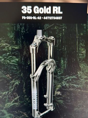 Used RockShox 35 GOLD RL. EBIKE 2022 Fork