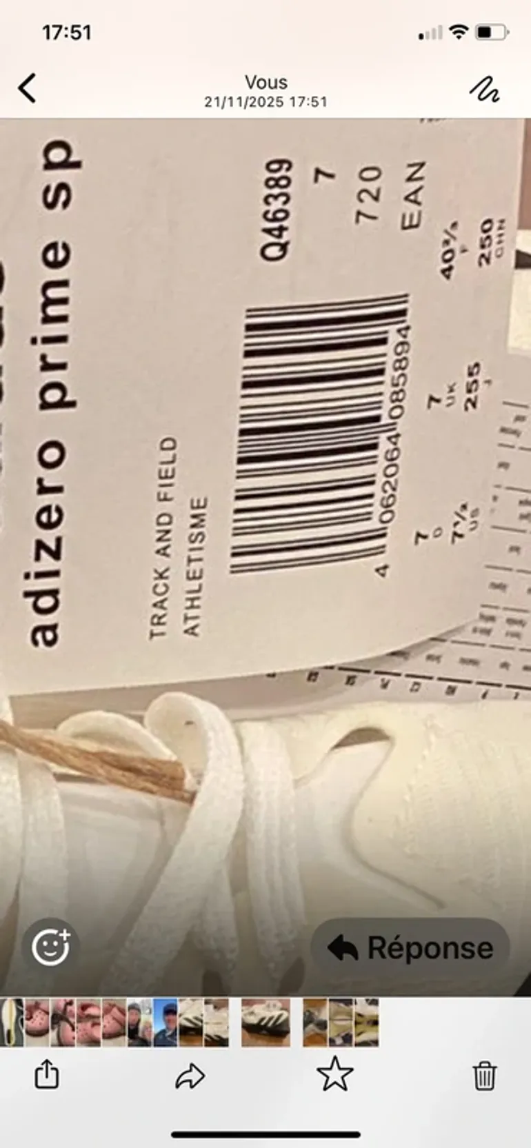 Käytetty Adidas Adizero Prime SP bike — kuva 7 / 7