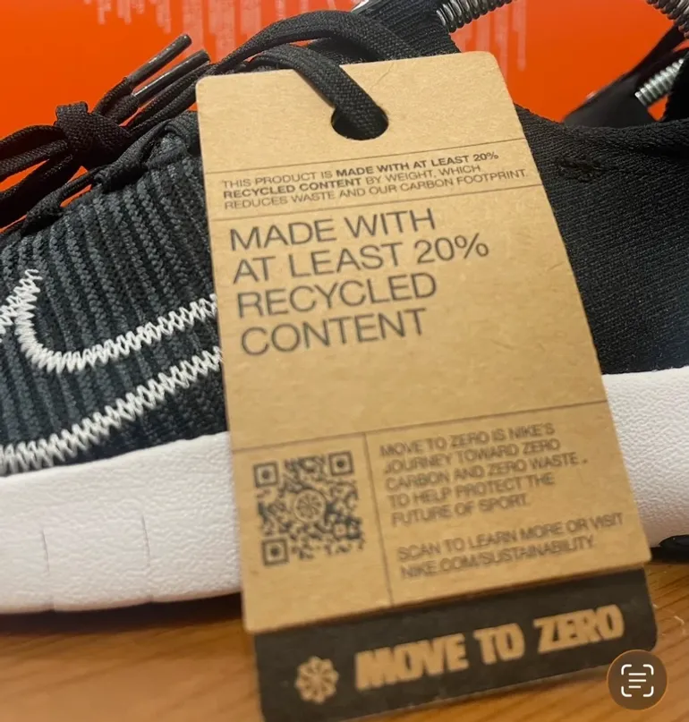 Used White Free Run Fly Knit Next Nature bike — image 5 of 7