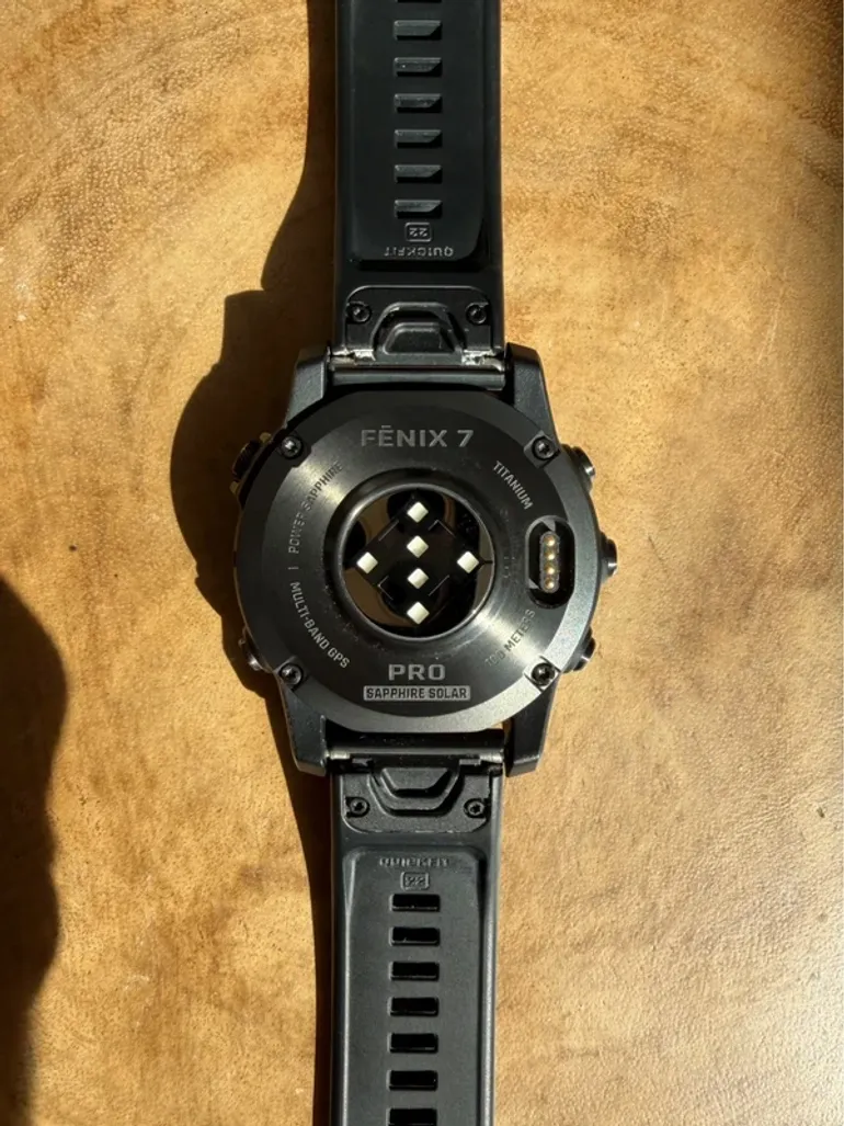 Used Garmin Fenix 7 Pro Sapphire Solar bike — image 7 of 11