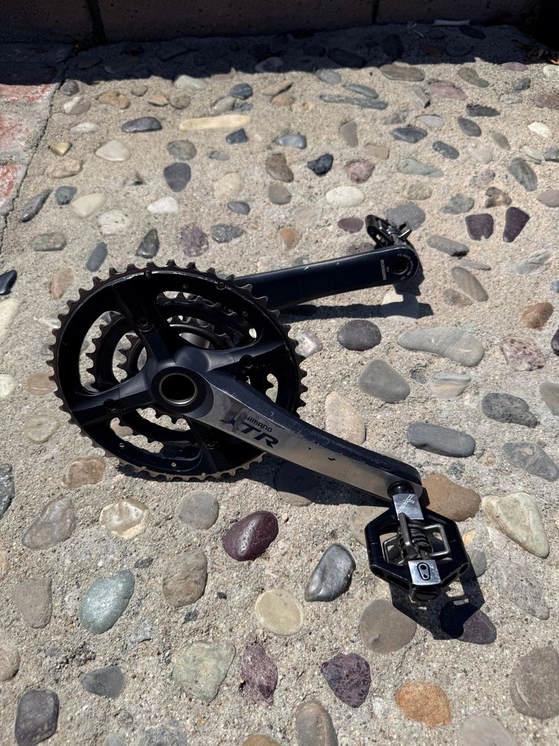 Used Shimano XTR M970 Crankset Drivetrain & Pedals