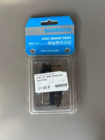 Shimano XTR / XT J04C Sinter Ice-Tech Brakes de segunda mano