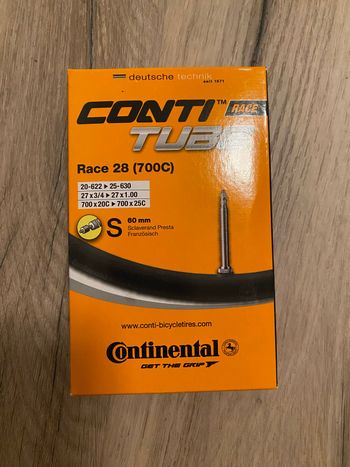 Used Continental Conti Tube Race 28 Tyres & Tubes