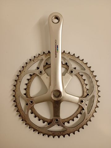 Shimano 600 Crankset Drivetrain & Pedals usato