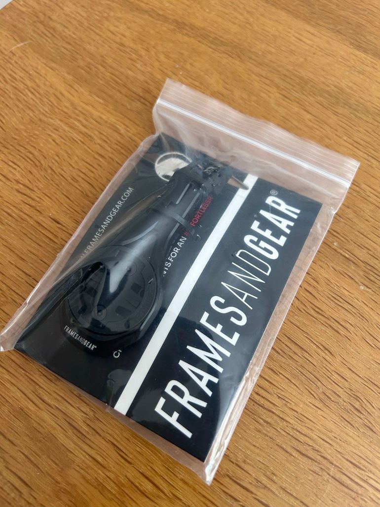 Brugt Frames and Gear Aero Stem Angle Mount 10mm Garmin Halter bike — billede 3 af 3