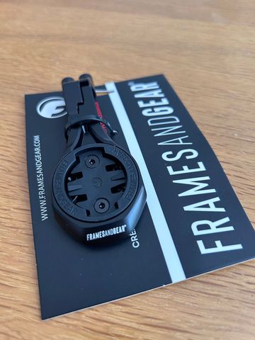 Gebrauchtes Frames and Gear Aero Stem Angle Mount 10mm Garmin Halter Cycling Accessories