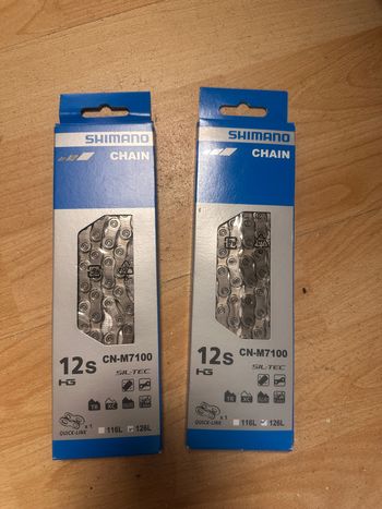 Shimano CN-M7100 HG 12 vitesses QUICK-LINK 126 2026 Drivetrain & Pedals d'occasion