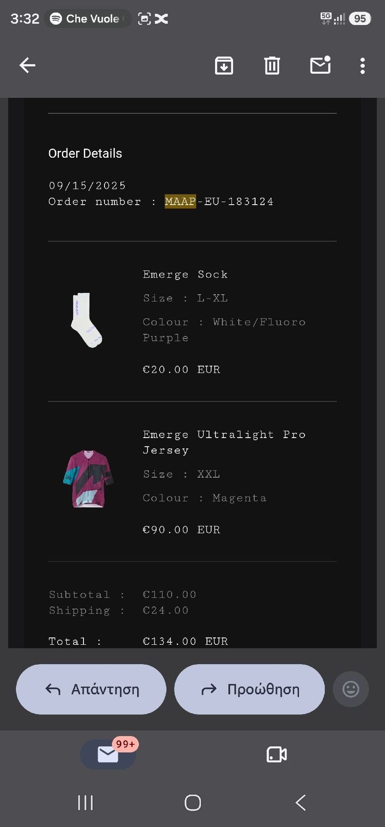 Used MAAP 2 jerseys 2025 bike — image 22 of 23