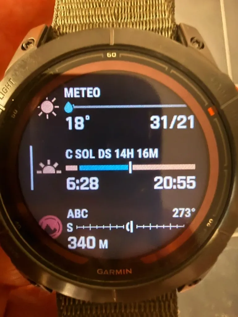 Used Garmin Fenix 7x pro solar bike — image 3 of 4
