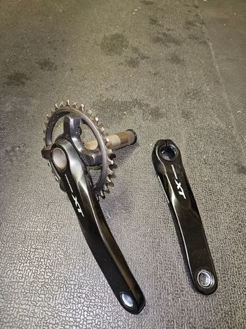 Shimano Deore XT Drivetrain & Pedals usato