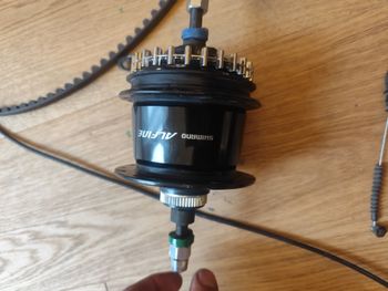 Used Shimano Alfine 8 Drivetrain & Pedals