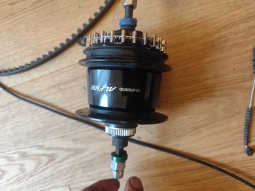 Used Shimano Alfine 8 Drivetrain & Pedals