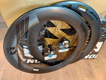 Reynolds Black Label New BL 80 Tubeless I9 80mm Carbone Rim brakes Wheels usato