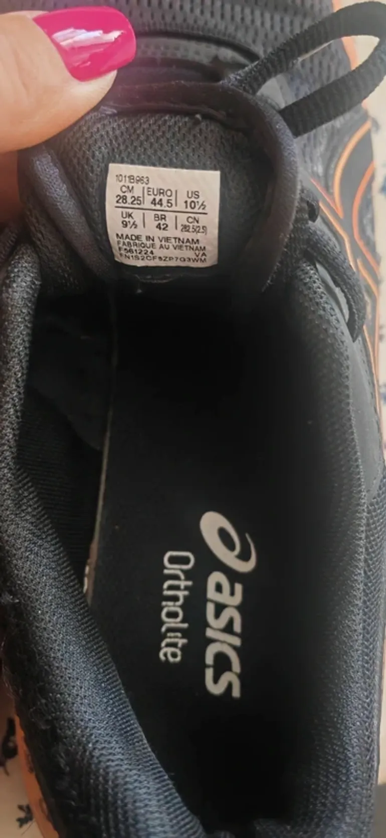 Gebrauchtes Orange Asics Running Shoes bike — Bild 5 von 5