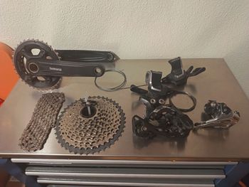 Použité Shimano SLX/XT 2x11 Groupset Groupset