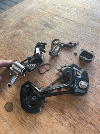 Used Shimano XTR RD-M9100 Drivetrain & Pedals