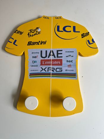Used sans marque Tadej Pogačar Maillot Jaune Jersey 2026 Cycling Accessories